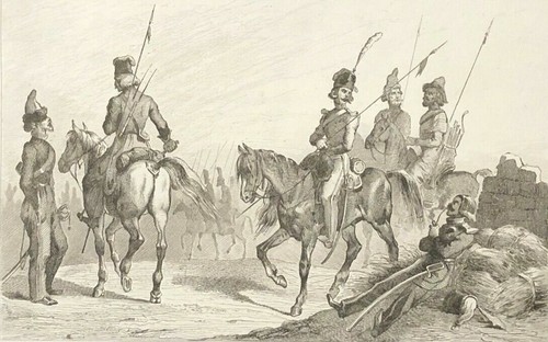 Russland kosaken gravur 1838 - russland,