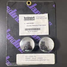 Chromkappe Steckachse vorne