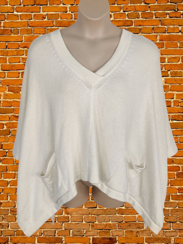 Stefanel cremefarbener cape - stefanel,