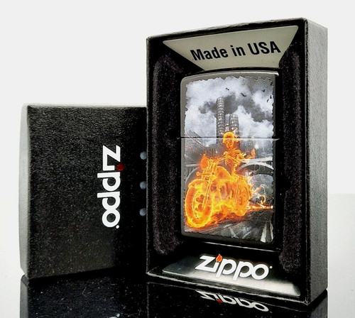 Zippo feuerzeug burning city - zippo,