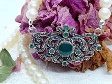 Jugendstil Silber Collier