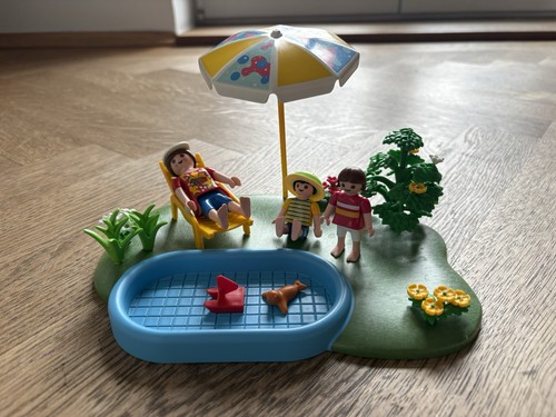 Playmobil pool garten szene - pool,