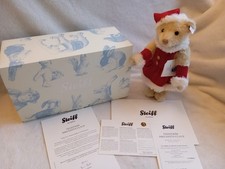 Steiff Teddybär Mrs. Santa Claus '15 021381 Spieluhr Limitiert Zertifikat Karton