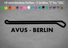 AVUS Berlin Aufkleber A115