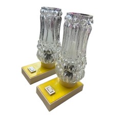 Hawill 6001 Design Lampen - Paar 2 Stk 60s vintage Tischlampen Nachttisch - LA1