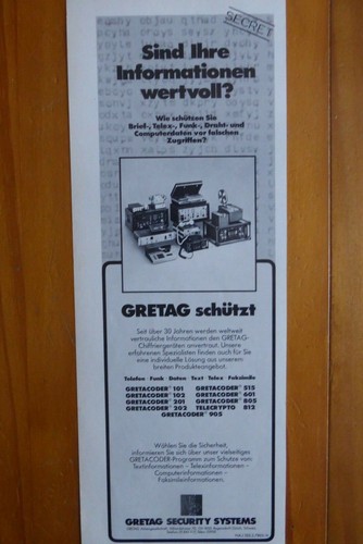 1978 pub gretag regensdorf - 8/1978,