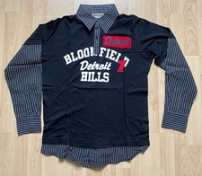 Herren-Polo-Shirt, T-Shirt John F. Gee Gr. 42/43 schwarz weiß Langarm Detroit Hi