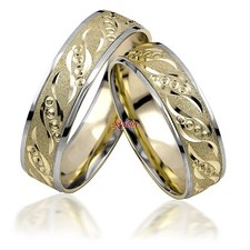 2x333 GOLD Trauringe PAARPREIS Eheringe Paarringe Gelbgold Weissgold INKL Gravur