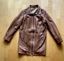 Damen Echt-Ledermantel Lederjacke  Gr. 42
