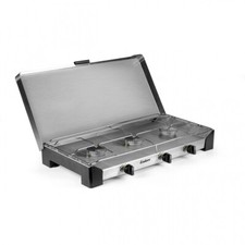 Enders Camping-Kocher Brisbane 3 Z 50 mbar 3 Flamm Outdoor Edelstahl