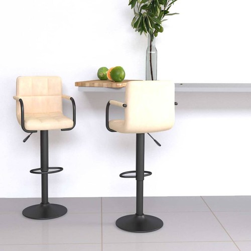 Vidaxl barhocker stk creme - stk.,