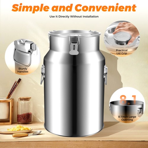 18l milchkanne aus - 18l, rostfreiem