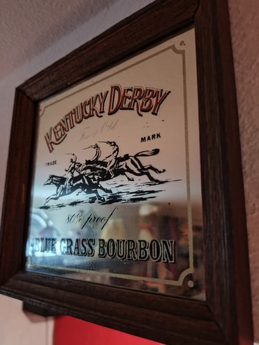 Vintage werbespiegel kentucky - werbespiegel,