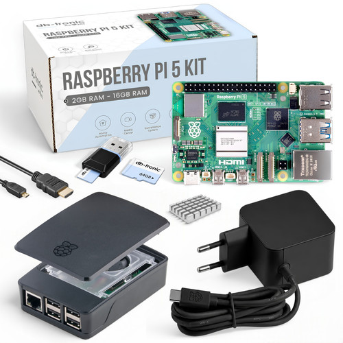 Raspberry 8gb starter kit - pi, 5