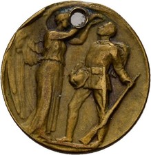 Weltkrieg 1914 Medaille 17 mm/ 2,2 g Original Münze #HZ413