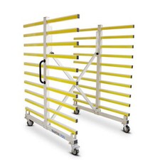 BAMATO mobiler doppelseitiger Tragarmwagen MTW-700 Lacktrockenwagen Plattenwagen