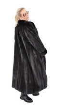 US5613 REAL SAGA MINK FUR COAT