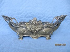 Antike Messing Blumenschale