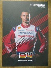 Handsignierte AK Autogrammkarte *PASCAL WEHRLEIN* Mahindra Racing Formel E 2019