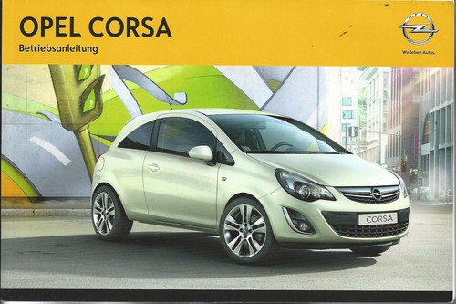 Opel corsa betriebsanleitung - corsa, d