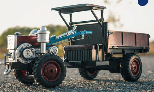 Retro traktor mit rauch - retro-traktor, rc