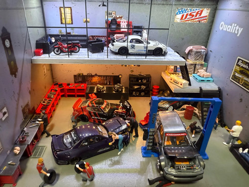 Diorama 64 garagenmodell - de, 1/64