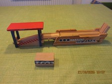 Holzeisenbahn ZUBEHÖR TEILE * Fähre mit Übergang