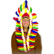 Indianer Kopfschmuck / Karneval Fasching Häuptling Federkopfschmuck Kostüm Party