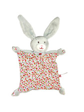 WIE NEU* Spiegelburg rosa grau Hase Häschen Schmusetuch Schnuffeltuch Baby Glück