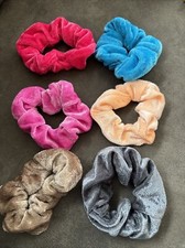 Top 6x Mädchen Damen Scrunchie Haargummi Haarschmuck  Gemischte Farben Samt