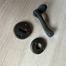 Schuppentür Türklinke Antik Eisen sehr stabil Kellertür Türbeschlag Stall