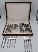 DDR Besteckkasten 34 Teile