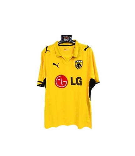 Aek athen home football shirt - aek,