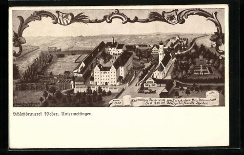 Untermeitingen ansichtskarte - untermeitingen,,
