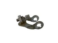 Bremszuggegenhalter Rahmenbefestigung bei Sattelstützeingang Silber Vintage