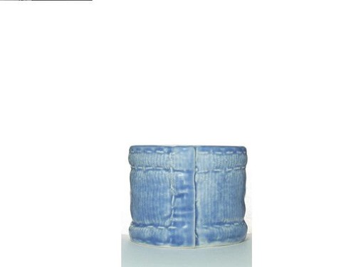 Eierbecher blau keramik - eierbecher,,