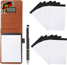 Mini notizbuch set mit - notizbuch, a7