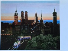 AK München Viktualienmarkt Tram 5 Max Pfaller 1927