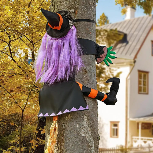 Halloween krachende hexe - krachende, in