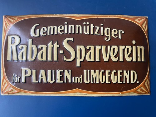 Blechschild alt original - blechschild,