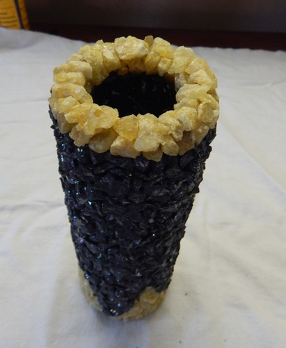 Vase blumenvase aus mineralien - blumenvase,