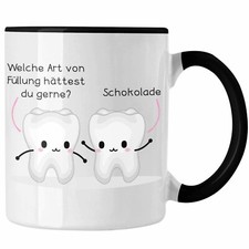 Trendation - Zahnarzt Zahnmedizinische Fachangestellte Tasse Geschenk Lustig Pra
