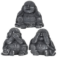 3er Set Buddha Deko Figuren
