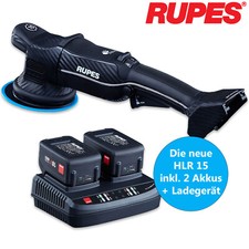 Rupes BigFoot HLR 15 Akku-Poliermaschine 18V 15mm Hub 125mm STD Kit inkl 2 Akkus