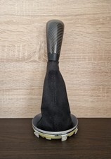 Orig. MINI R56 JCW Karbon Schaltknauf mit Alcantara Schaltsack Schaltmanschette