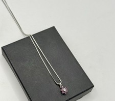 585 Weißgold Halskette mit