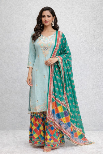 Pakistaner kleid palazzo - kleid,