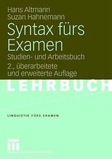 Syntax fürs Examen: Studien-