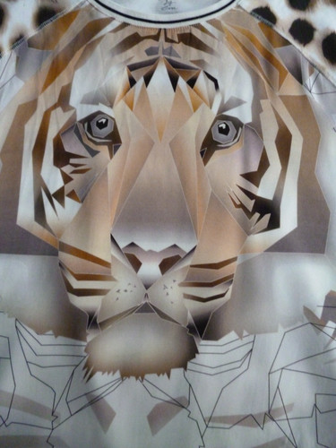 Shirt marc cain 40 tiger - gr.n4,