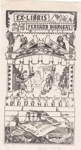 Exlibris bookplate klischee - exlibris,